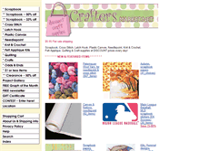 Tablet Screenshot of craftersmarket.net